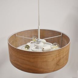 Abruzzo Bosco lampa wisząca 3x40 W drewno ABR-LZD-NOVO