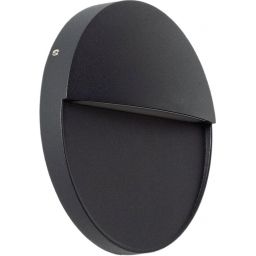Abruzzo Lunaria lampa przypodłogowa zewnętrzna 1x6 W czarny ABR-LZKO-C