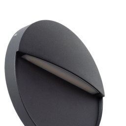 Abruzzo Lunaria lampa przypodłogowa zewnętrzna 1x6 W czarny ABR-LZKO-C