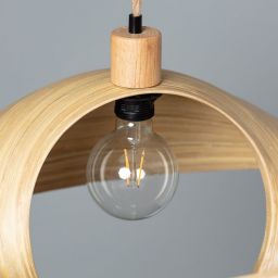 Abruzzo Boho lampa wisząca 1x40 W drewno ABR-NLW27-BH-E27