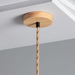 Abruzzo Boho lampa wisząca 1x40 W drewno ABR-NLW27-BH-E27