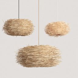 Abruzzo Boho lampa wisząca 1x40 W drewno ABR-NLW31L-BH-E27