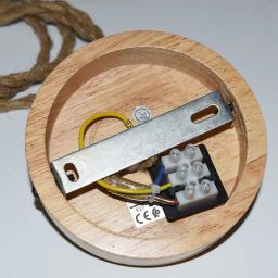 Abruzzo Boho lampa wisząca 1x40 W drewno ABR-NLW36-BH-E27