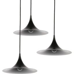 Abruzzo Oslo lampa wisząca 1x20 W czarna ABR-OSLO-B