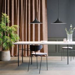 Abruzzo Oslo lampa wisząca 1x20 W czarna ABR-OSLO-B