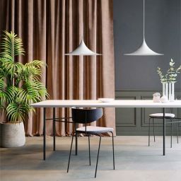 Abruzzo Oslo lampa wisząca 1x20 W biała ABR-OSLO-W