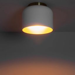 Abruzzo Mistica Accardi lampa podsufitowa 1x40W biały/złoty ABR-PA-E27