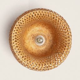 Abruzzo Boho lampa podsufitowa 1x40 W drewno ABR-PL-BH-MINI-E27
