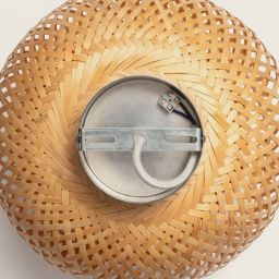 Abruzzo Boho lampa podsufitowa 1x40 W drewno ABR-PL-BH-MINI-E27