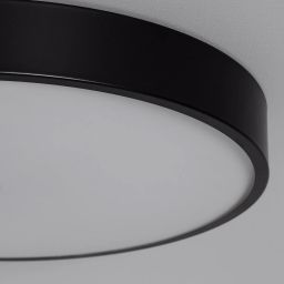 Abruzzo Moderno Fabbri plafon 1x31W LED czarny ABR-PLF-30W-C-CCT