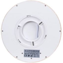 Abruzzo Maze plafon 1x24 W biały-drewno ABR-PLO-OCED-24W