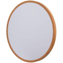 Abruzzo Maze plafon 1x40 W biały-drewno ABR-PLO-OCED-40W