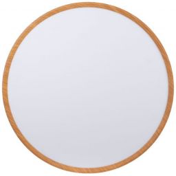 Abruzzo Maze plafon 1x40 W biały-drewno ABR-PLO-OCED-40W