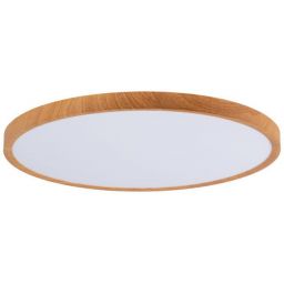 Abruzzo Maze plafon 1x40 W biały-drewno ABR-PLO-OCED-40W