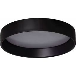 Abruzzo Nero plafon 1x21W LED czarny ABR-PLON-20W-CCT