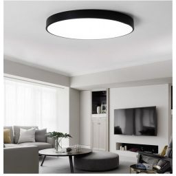 Abruzzo Simplicate Uno plafon 1x19W LED czarny ABR-PLOU-18-IP-C-NW