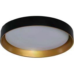 Abruzzo Royal Roma plafon 1x31W LED czarny/złoty ABR-PLR-C-30W-CCT