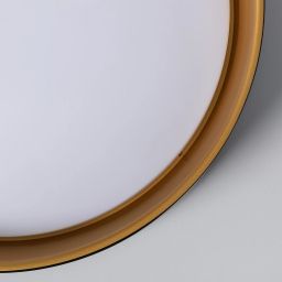 Abruzzo Royal Roma plafon 1x31W LED czarny/złoty ABR-PLR-C-30W-CCT