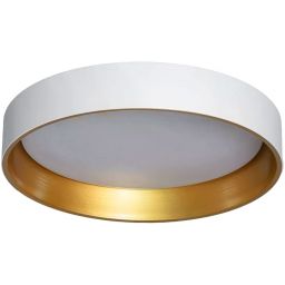 Abruzzo Royal Roma plafon 1x21W LED biały/złoty ABR-PLR-Z-20W-CCT