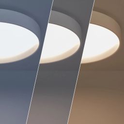 Abruzzo Royal Roma plafon 1x31W LED biały/złoty ABR-PLR-Z-30W-CCT