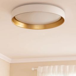 Abruzzo Royal Roma plafon 1x31W LED biały/złoty ABR-PLR-Z-30W-CCT