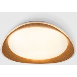 Abruzzo Piano plafon 1x24 W biały-drewno ABR-POASY-24W