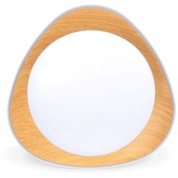 Abruzzo Piano plafon 1x24 W biały-drewno ABR-POASY-24W