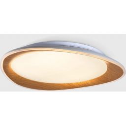 Abruzzo Piano plafon 1x24 W biały-drewno ABR-POASY-24W