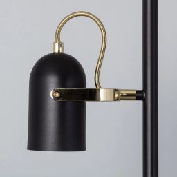 Abruzzo Retro lampa stojąca 3x20 W czarna ABR-RRC-C-3XE14