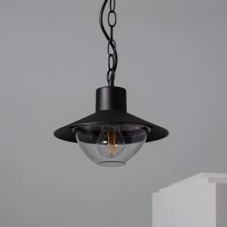 Abruzzo Retro lampa wisząca 1x40 W czarna ABR-RRF-E27