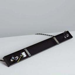 Abruzzo Retro lampa wisząca 8x40 W czarna ABR-RRN-8XE27