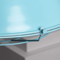 Abruzzo Retro lampa wisząca 1x40 W niebieska ABR-RRP-B-E27