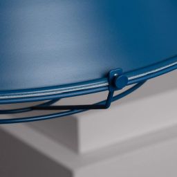 Abruzzo Retro lampa wisząca 1x40 W niebieska ABR-RRP-N-E27