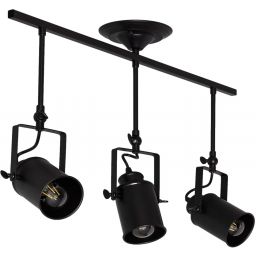 Abruzzo Retro lampa wisząca 3x20 W czarna ABR-RRT-C-3XE27