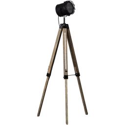 Abruzzo Retro lampa stojąca 1x40 W czarna-złota ABR-RRV-C-E27
