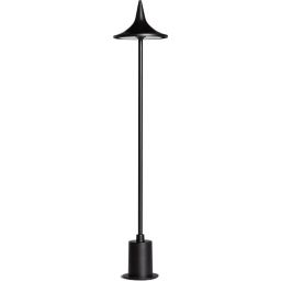Abruzzo Brezza lampa stojąca zewnętrzna 1x6 W czarna ABR-SOB-6W