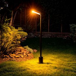 Abruzzo Tramoto lampa stojąca zewnętrzna 1x6 W czarna ABR-SOT-6W