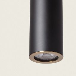 Abruzzo Spoti lampa wisząca 1x20 W czarna-złota-czerwona ABR-SZK-C