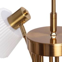 Abruzzo Dali lampa wisząca 8x10 W złota ABR-Z8XE14-DALI