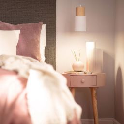 Abruzzo Vita lampa wisząca 1x20 W biała ABR-ZE27-VITA-B