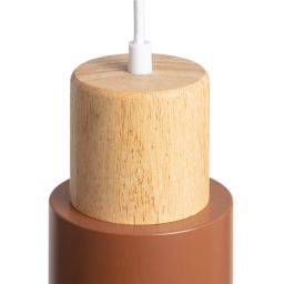 Abruzzo Vita lampa wisząca 1x20 W brązowa ABR-ZE27-VITA-BR