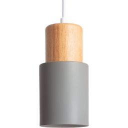 Abruzzo Vita lampa wisząca 1x20 W szary ABR-ZE27-VITA-S