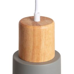 Abruzzo Vita lampa wisząca 1x20 W szary ABR-ZE27-VITA-S