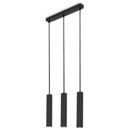 Abruzzo Spoti lampa wisząca 3x20 W czarna ABR-ZLW3T-C