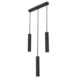 Abruzzo Spoti lampa wisząca 3x20 W czarna ABR-ZLW3T-C