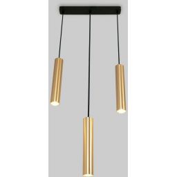 Abruzzo Spoti lampa wisząca 3x20 W złota ABR-ZLW3T-Z