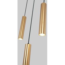 Abruzzo Spoti lampa wisząca 3x20 W złota ABR-ZLW3T-Z