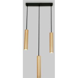 Abruzzo Spoti lampa wisząca 3x20 W złota ABR-ZLW3T-Z