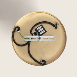 Abruzzo Koloreno lampa wisząca 3x20 W złota-czerwona ABR-3KOLOK-C