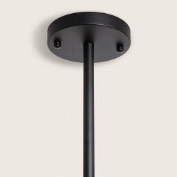 Abruzzo Milano lampa wisząca 4x20 W czarna-złota-mleczna ABR-4KLW-Z